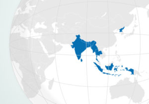 Mapa - Index Medicus do Sudeste Asiático (IMSEAR)